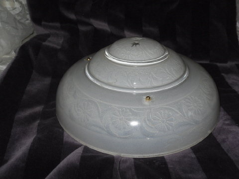 Vintage Wedding Cake 3 Chain Glass Light Shade