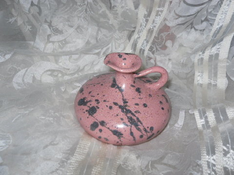 Hand Made Pink Pottery Jug
