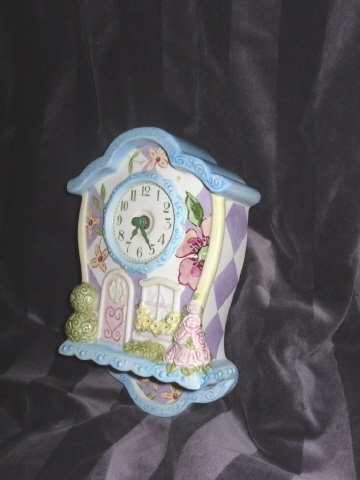 Mary Engelbreit Style Clock **CUTE**