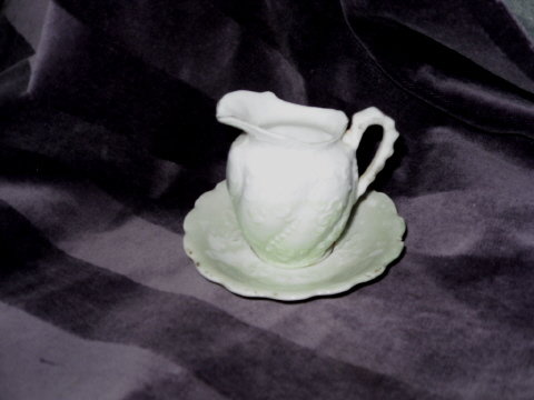 Vintage Miniature Bone China Bowl & Pitcher Set