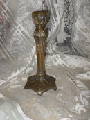 Vintage Bronze Art Metal Candlestick