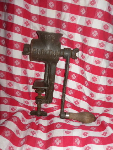 Vintage Griswold Puritan Cast Iron Kitchen Grinder