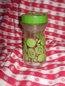 Vintage Green Lime Glass Juice Container