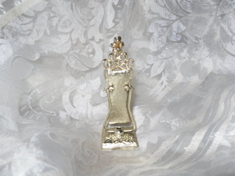 Vintage Jeweled Thermometer for Vanity or Desk