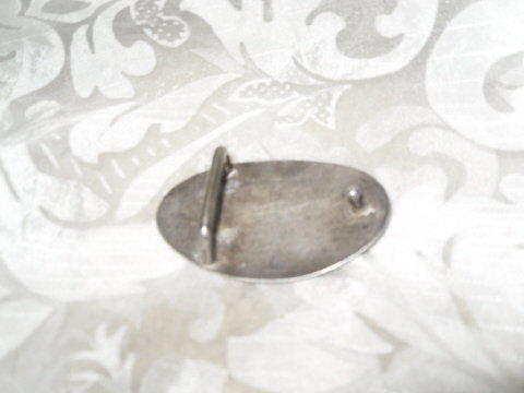 Hand Made Silver Belt Buckle