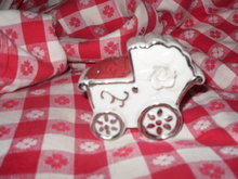 Vintage Baby Buggy Pin Cushion
