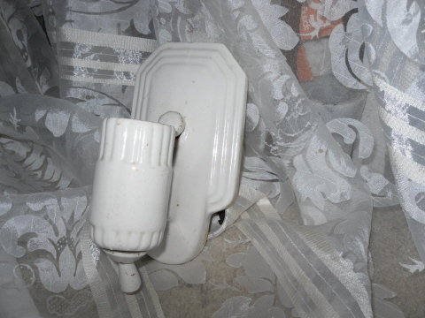Vintage Porcelain Wall Mount Light Fixture