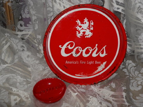 Vintage Coors Metal Tray