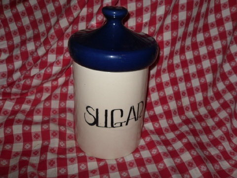 Vintage 1970's RETRO MOD Canister