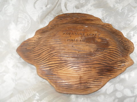 Vintage Treasure Craft Pottery Ashtray