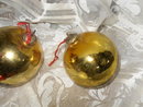 Vintage Glass Christmas Bulb Decorations