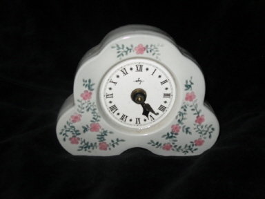 Vintage Porcelain German Wind Up Clock