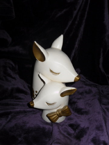 Vintage Holt Howard Reindeer Christmas Vase **RARE**