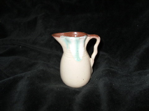 Vintage Miniature Red Clay Pottery Pitcher