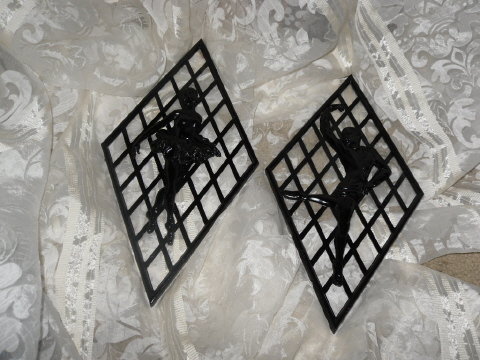 Vintage Vermay Ballerina Wall Plague Set