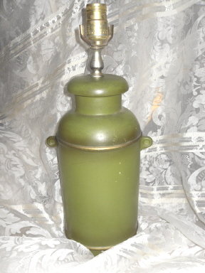 Vintage Milk Can Table Lamp