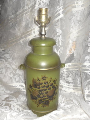 Vintage Milk Can Table Lamp