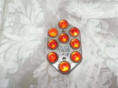 Vintage Glass Marble Automobile Reflector
