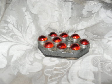 Vintage Glass Marble Automobile Reflector