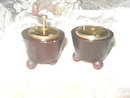 Vintage Wood Pepper Mill & Salt Shaker