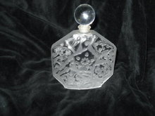 Lalique ? J.C. Brosseau Crystal Perfume Bottle **Large**