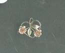 Vintage Dainty Krementz Tri-Color Gold Pin