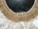 Vintage Boudoir Mirror w/Ruffle Frame **LARGE**