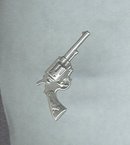 Vintage Sterling Silver Gun Tie Tack