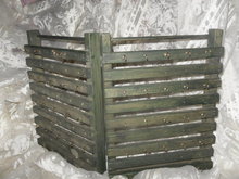 Wooden Organizer w/Hooks
