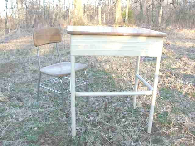 Vintage Heywood Wakefield Chair & Desk Set