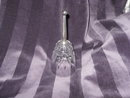 Vintage Crystal Bell w/Silver Stem
