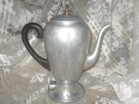 Vintage Mirro Aluminum Coffee Perculator **Atomic**