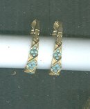 Vintage Florenza Hoop Earrings