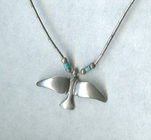 Vintage Sterling Silver Bird Necklace