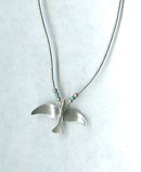 Vintage Sterling Silver Bird Necklace