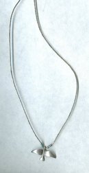 Vintage Sterling Silver Bird Necklace