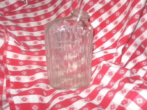 Vintage Glass Refrigerator Bottle