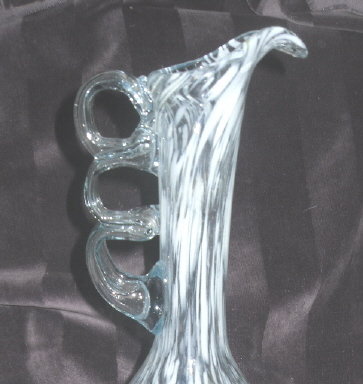 Vintage Art Glass Pitcher **UNUSUSAL**