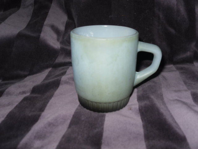 Vintage Fire King Stackable Blue Mug