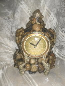 Vintage Sea Shell Mantel Clock