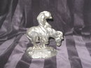 Vintage Metal Scultpure Indian Warrior