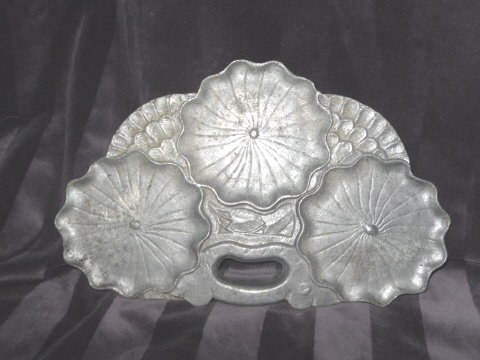 Vintage Hand Made Metal Dish or Tray