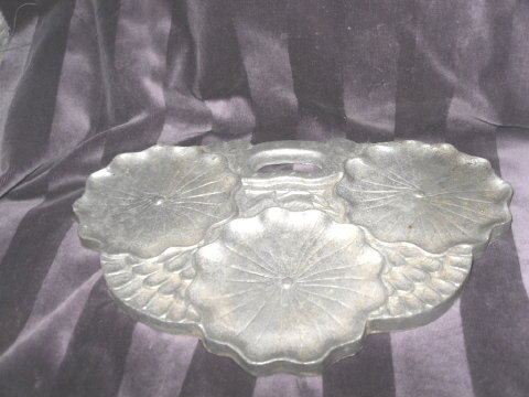 Vintage Hand Made Metal Dish or Tray