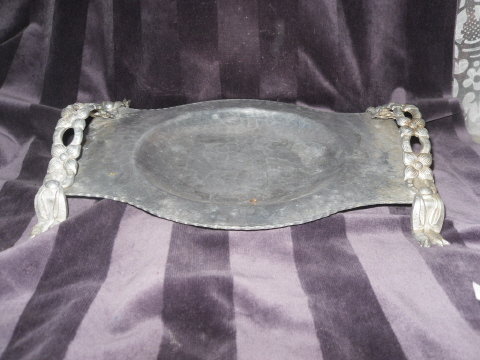 Vintage Hand Wrought Creations by Rodney Kent Aluminum Basket