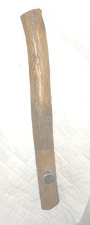 Vintage Native American Hand Carved Wood Pipe