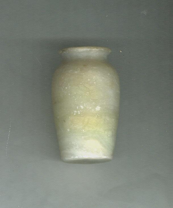 Antique Miniature Carved Jade Vase