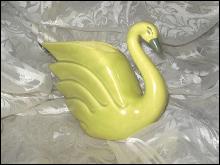 Vintage Lagunita Pottery Swan Planter / Vase