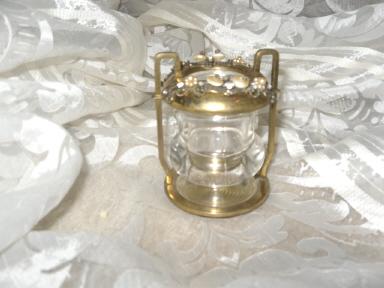 Vintage Jeweled Glass Toothpick Holder **LOOK**