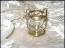 Vintage Jeweled Glass Toothpick Holder **LOOK**