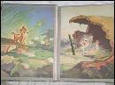 Vintage 1941 First Edition Walt Disney Bambi Book w/Lithograph Illustrations